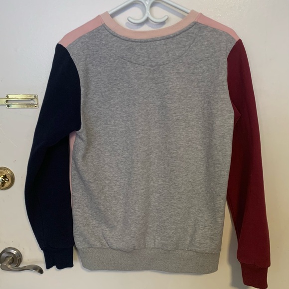 Noah colour block crew neck sweatshirt - Picture 3 of 5
